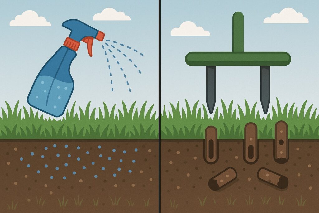 Liquid Aeration vs. Core Aeration: Which One is Better?