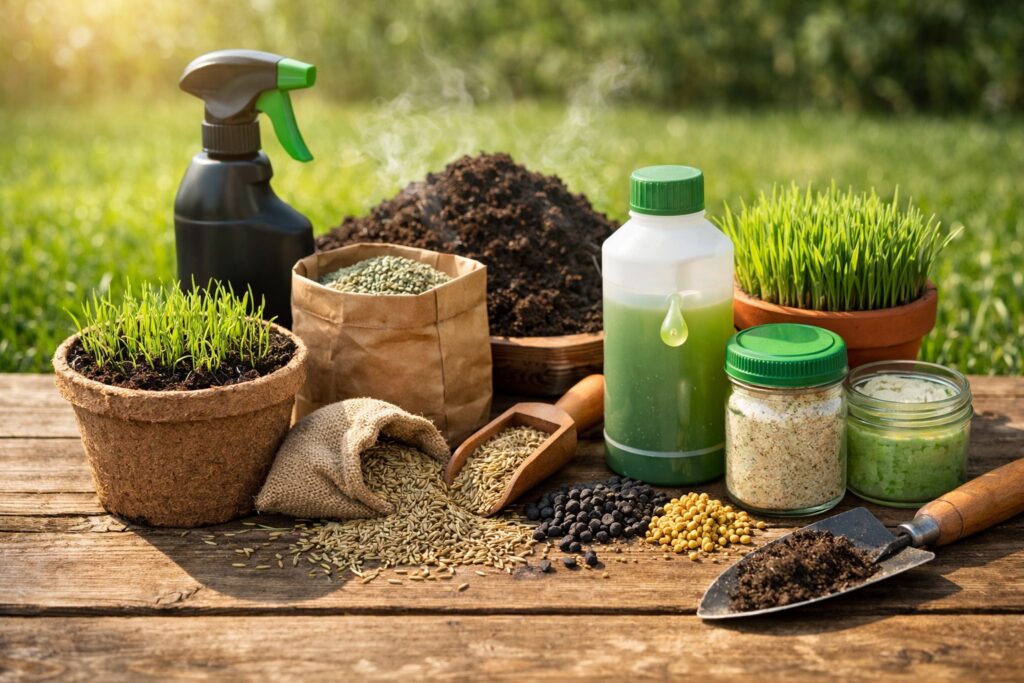 Top Natural Lawn Seed Starters and Germination Boosters for Faster, Stronger Grass